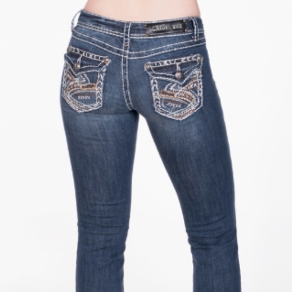 LA Idol BootCut Denim Jeans with Thick Threading - Picture 4 of 4
